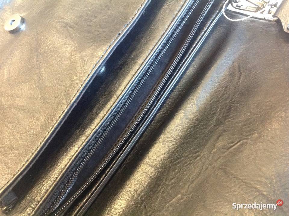 Listonoszka Skórzana Czarna Torebka Damska Listonoszka  lubuskie