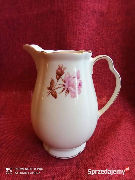 Mlecznik VictoriaImport
Różany dekor na białej Porcelana i szkło Gdańsk