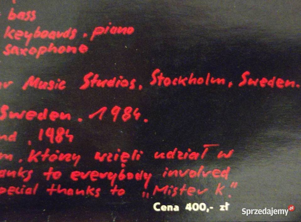 1985 You Are the One Baden Baden Płyta Kielce