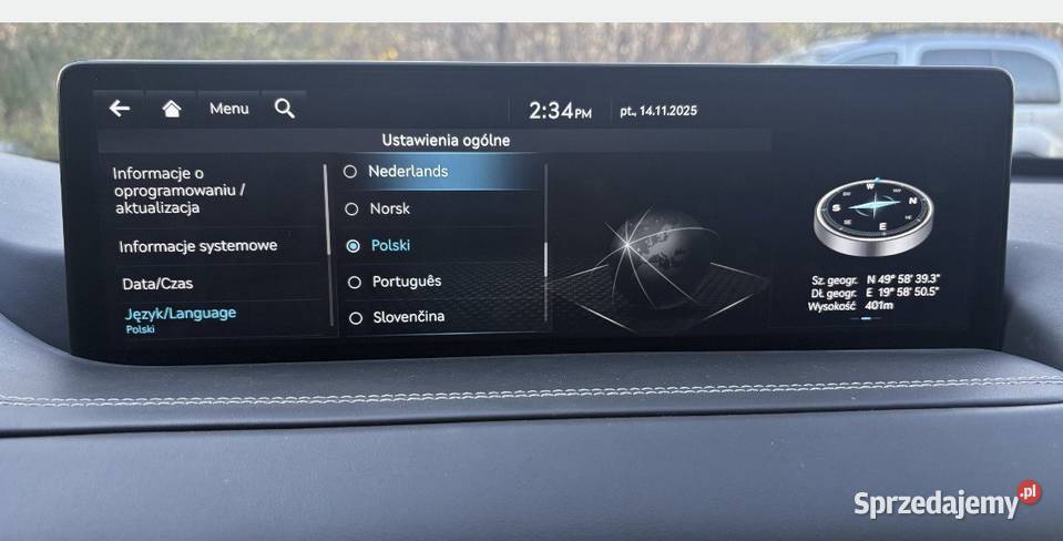 Genesis gv80 g80 gv70 kodowanie język polski małopolskie Wieliczka