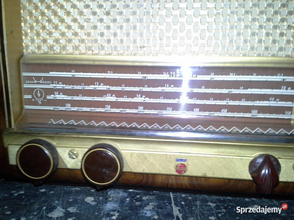 stare radio Philips typ 526A Belgijskie