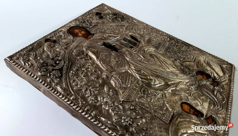 Ikona Jezus Chrystus Pantokrator srebro 159 Warszawa sprzedam