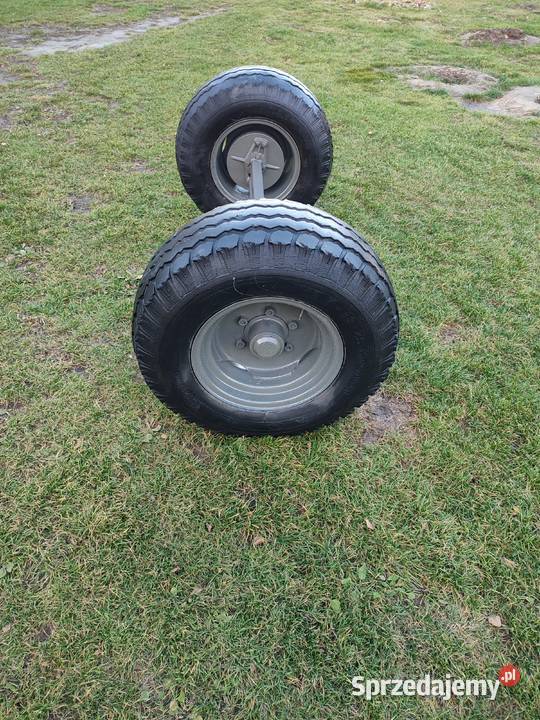 Oś z kołami hamowana 125 80 r18 do przyczepy Sędziszów