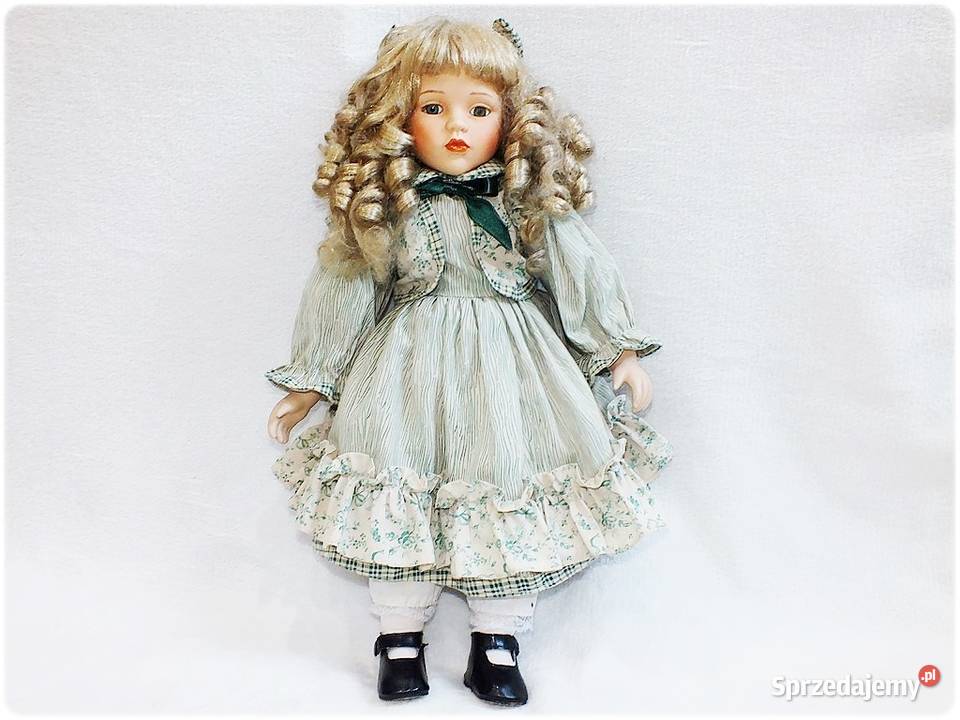 Porcelanowa stara Lalka wys52 Kolekcjonerska Żary