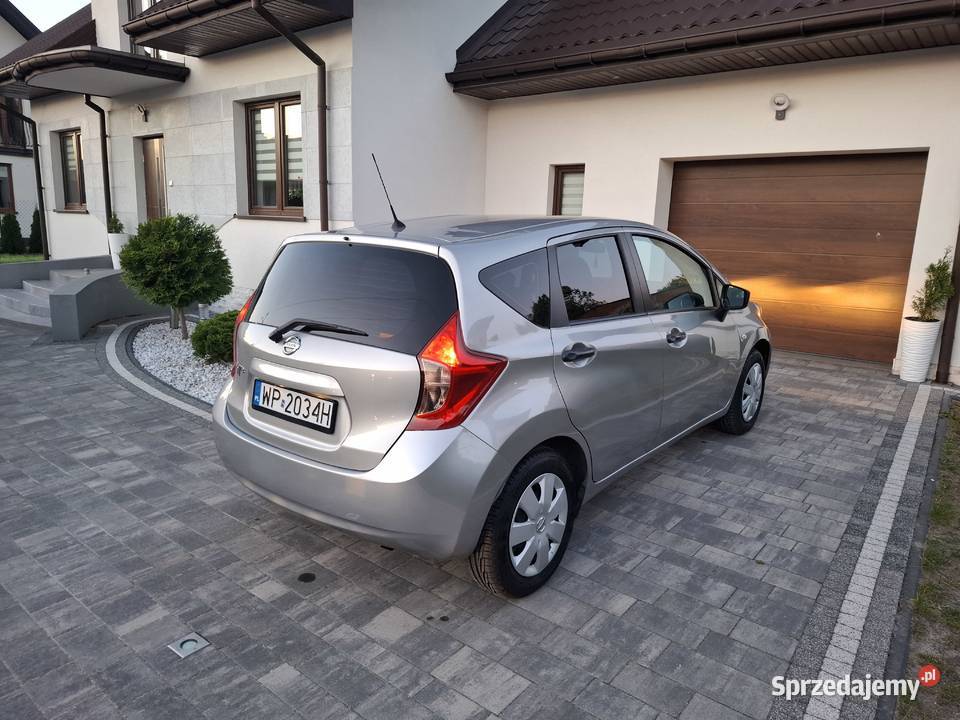Nissan note 12benzyna 2014r mazowieckie