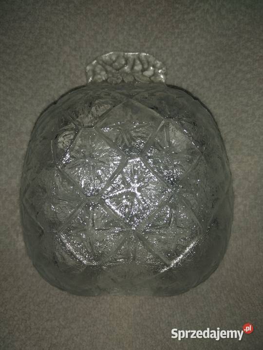 Szklana miseczka w krztałcie ananasa przezroczysty pomorskie Nowa Karczma