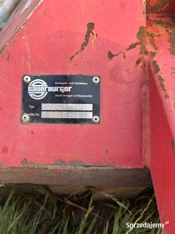 Kosiarka sadownicza z podkaszarką SAUERBURGER Pozostałe wielkopolskie Ostrów Wielkopolski