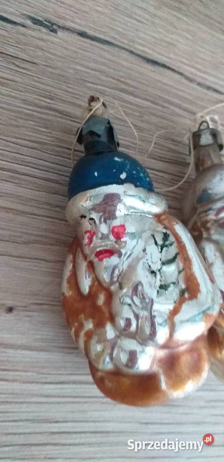 Bombki mikołajki z prl łódzkie Przedbórz