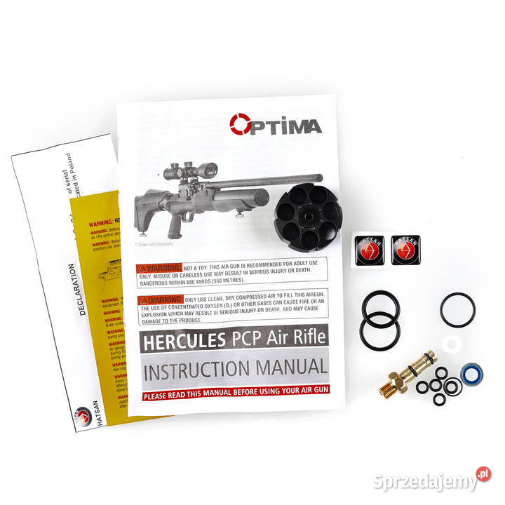 Wiatrówka PCP Optima by Hatsan Hercules 9 mm Sporty strzeleckie i myślistwo