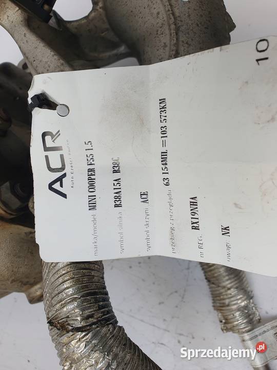 TURBOSPRĘŻARKA Mini F55 15 turbo 8631700 Chełm sprzedam