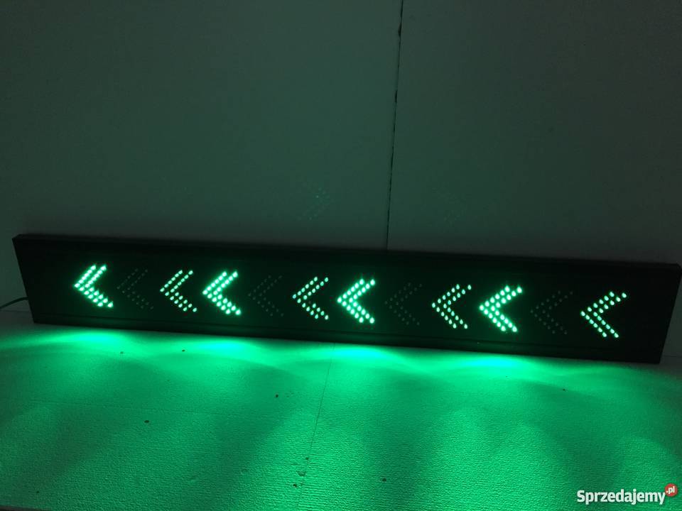 Strzałka migająca LED 120x19 zewnętrzna NOWA Pomiechówek
