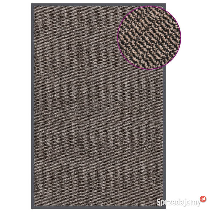 Wycieraczka tuftowana 120x180 ciemnobrązowa Pozostałe mazowieckie Warszawa