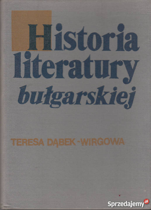 01615 HISTORIA LITERATURY BUŁGARSKIEJ ZARYS Czyrna