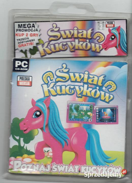 ŚWIAT KUCYKÓW PC CDROM GRA DZIECI POLSKA WERSJA Warszawa
