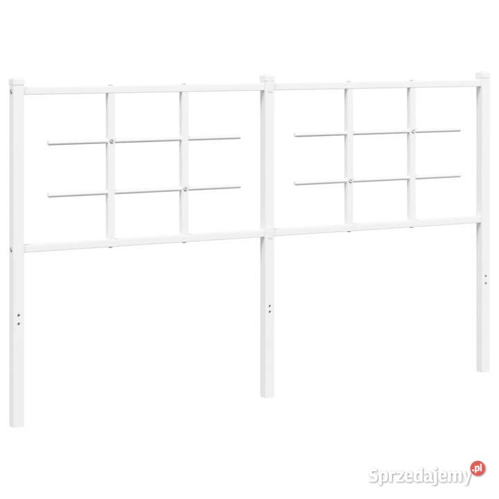 Metalowe wezgłowie białe 160 WM355645 Warszawa