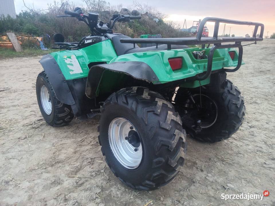 kawasaki klf 300 4x4 wyciagarka transport Lublin