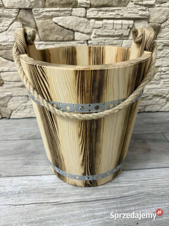 Wiaderko Drewniane Ozdobne do Studni Rustykalne Studnie ozdobne sprzedam