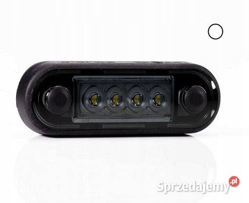 Lampa do przyczepki przednia BIAŁA FT073B DARK Godzianów