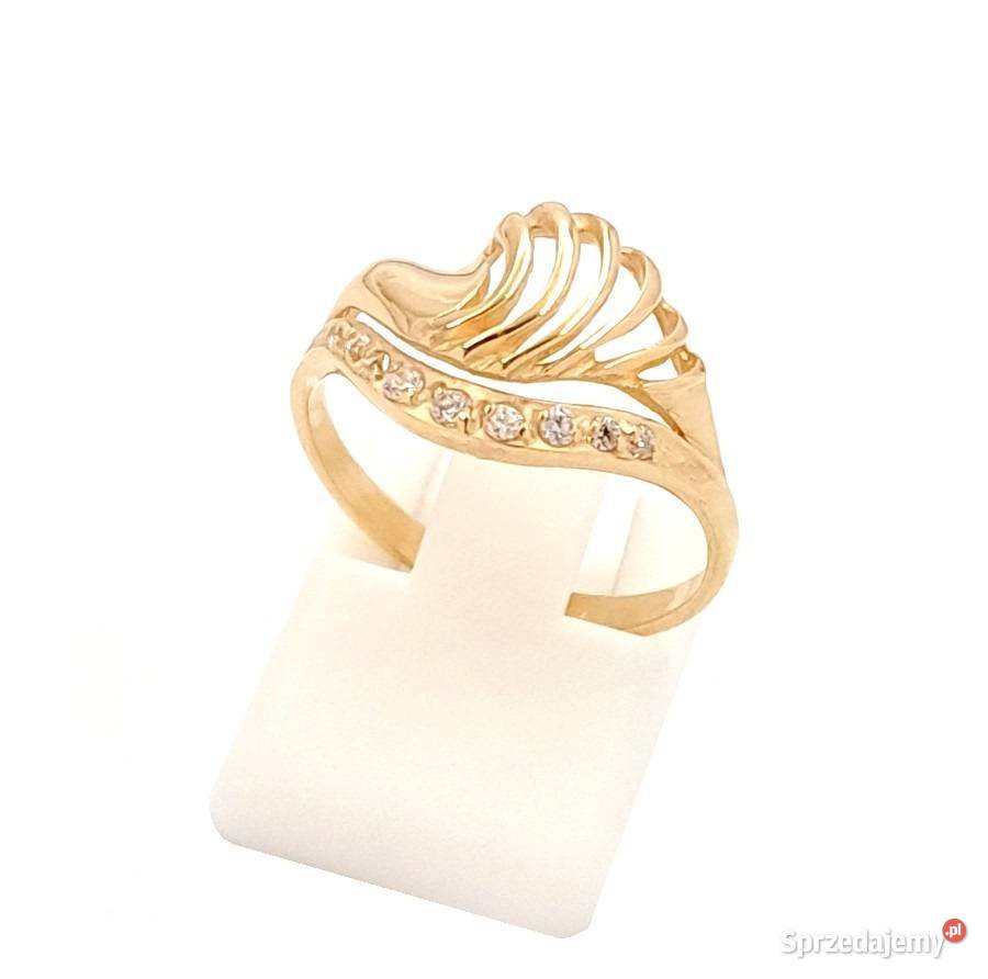 Pierścionek r13 Złoty pr585 Glamour Z809 Poznań sprzedam