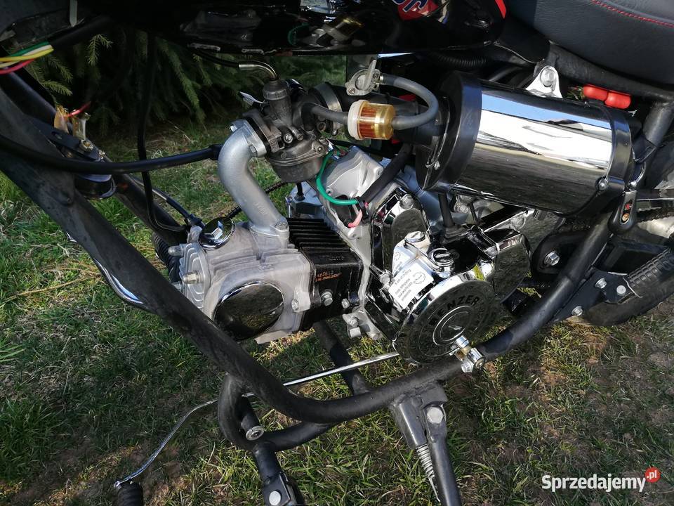 Motorower Mini Chopper Skuter 4 biegi Stan Kingway Dębska Wola