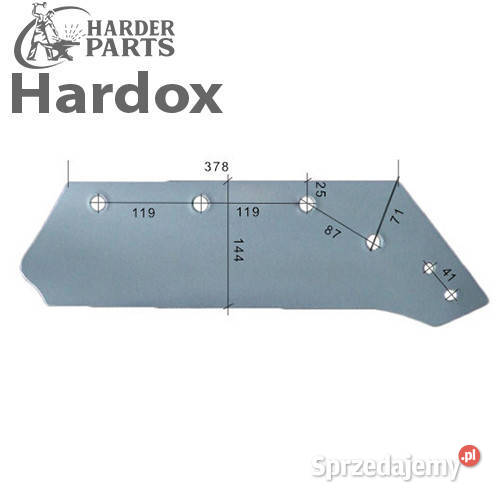Lemiesz 16 300ha HARDOX 073056P do pługa Suwałki