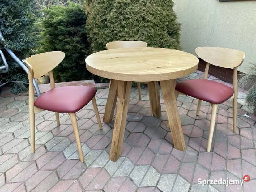 Producent Krzesło Dębowe Stół Dębowy Okrągły Warszawa sprzedam