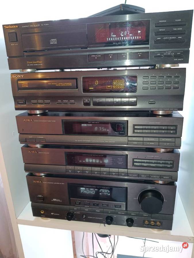 MIDI wieża Aiwa Cd Sony Technics Mielec