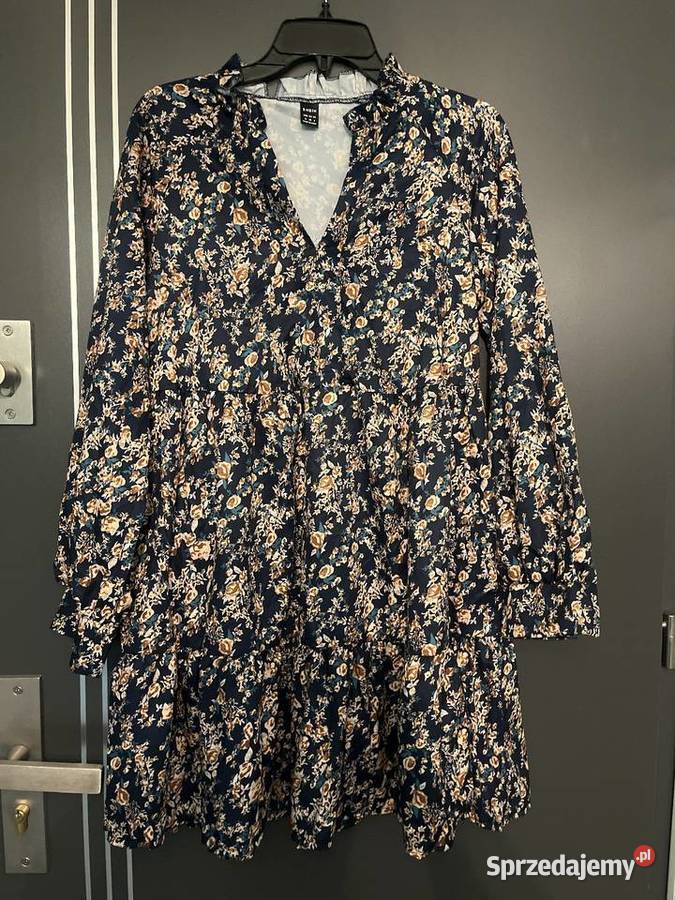 Shein sukienka modny wzór kwiaty floral hit blog zachodniopomorskie Choszczno