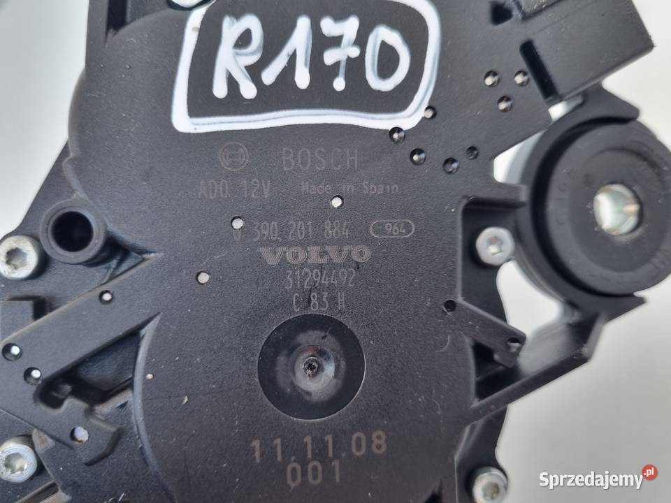 Volvo V40 II 1216r SILNICZEK TYLNEJ WYCIERACZKI