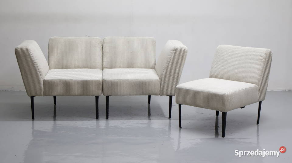 TBG Nowa sofa 3 osoboa 2 osobowa fotel sztruks