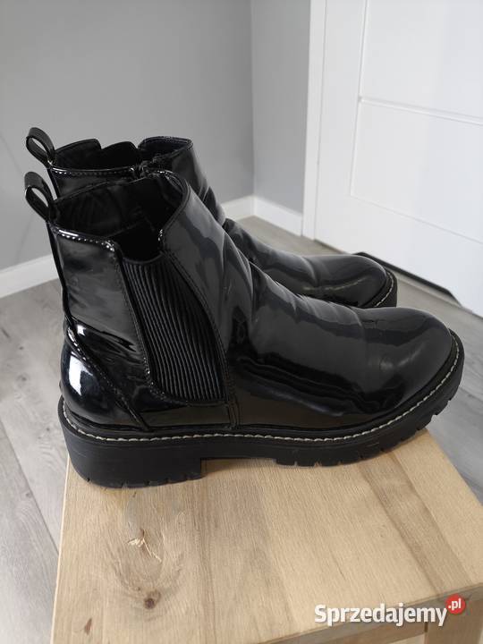 Botki damskie na grubiej podeszwie River Island wielkopolskie Poznań