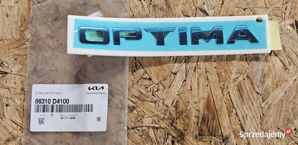 EMBLEMAT KIA OPTIMA ORYGINAŁ OE NOWY Warszawa