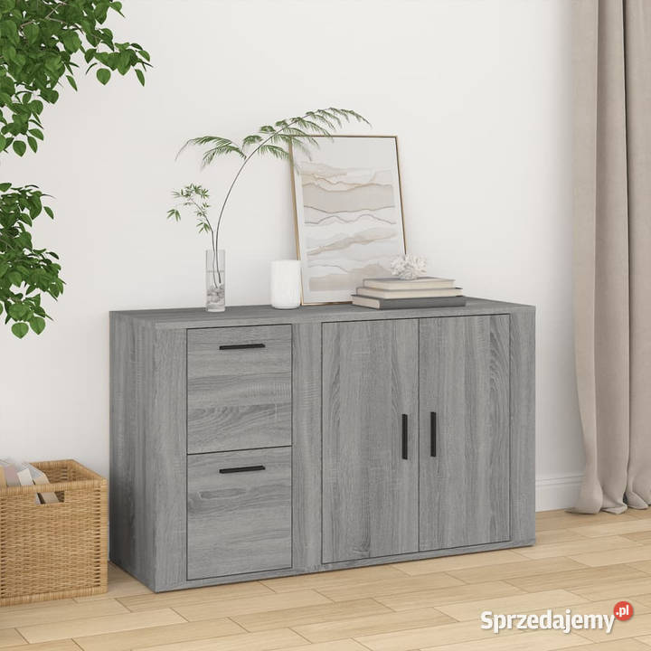 Szafka szary dąb sonoma 100x33x595 materiał Pozostałe Warszawa