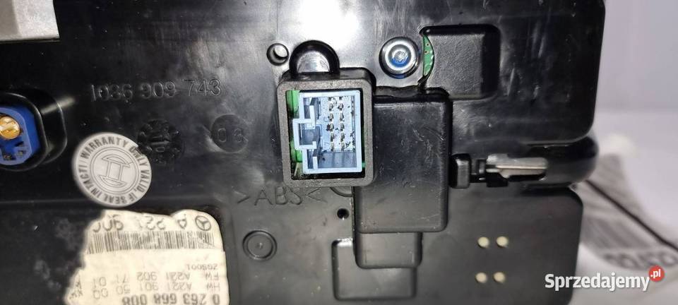 LICZNIK ZEGAR MERCEDES BENZ A2219015000 kujawsko-pomorskie