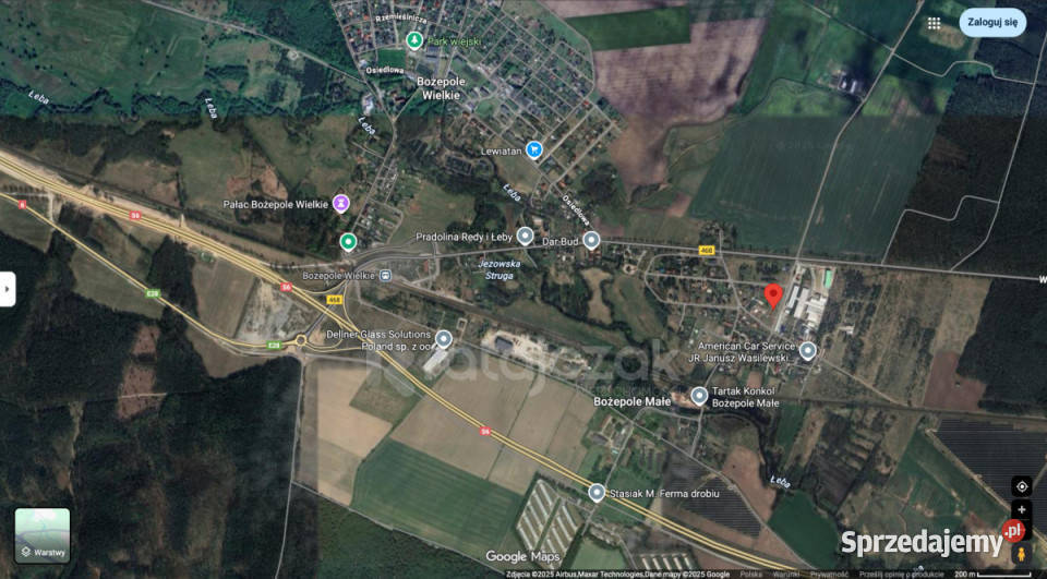 Sprzedaż działki 935m Bożepole Małe telefon Nieruchomości