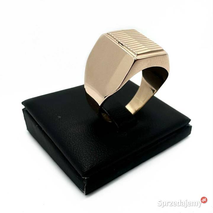 Złoty Sygnet Próby 583 884g Rozmiar 31 złoto Elbląg