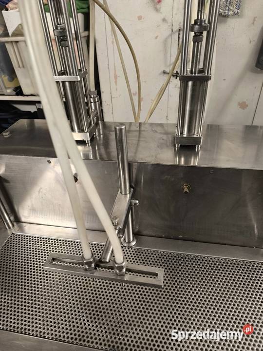 Nalewarka dwugłowicowa półautomatyczna stal sprzedam