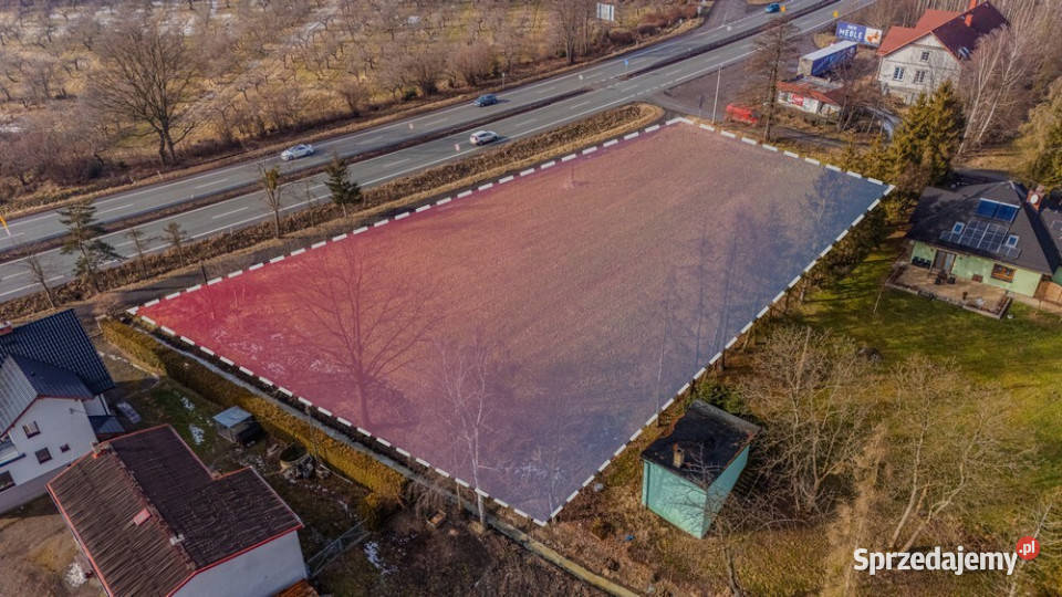 Teren inwestycyjny DK 81 Wisła Katowice Nieruchomości Strumień sprzedam