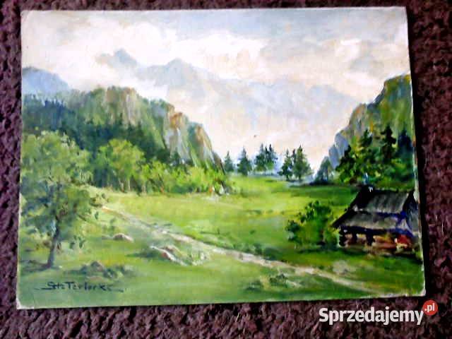 Obrazy Stanisław Terlecki 2 sztuki Zakopane