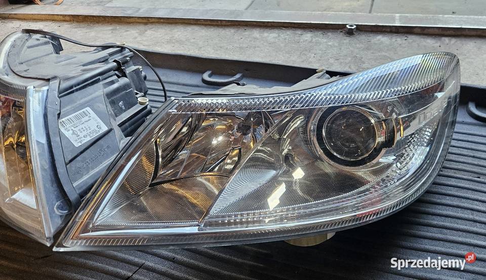 Skoda Octavia 2 II Lampy Xenon Europa Kompletne podkarpackie Jarosław sprzedam