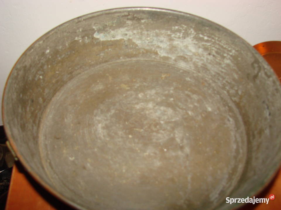 stara miedziana miska pomorskie Pruszcz Gdański