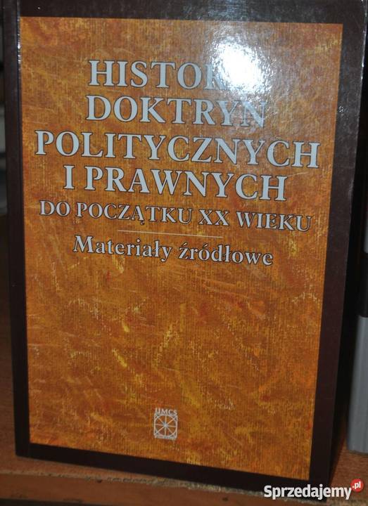 HISTORIA DOKTRYN POLITYCZNYCH I PRAWNYCH DO POCZĄTKU XX W. Łódź ...