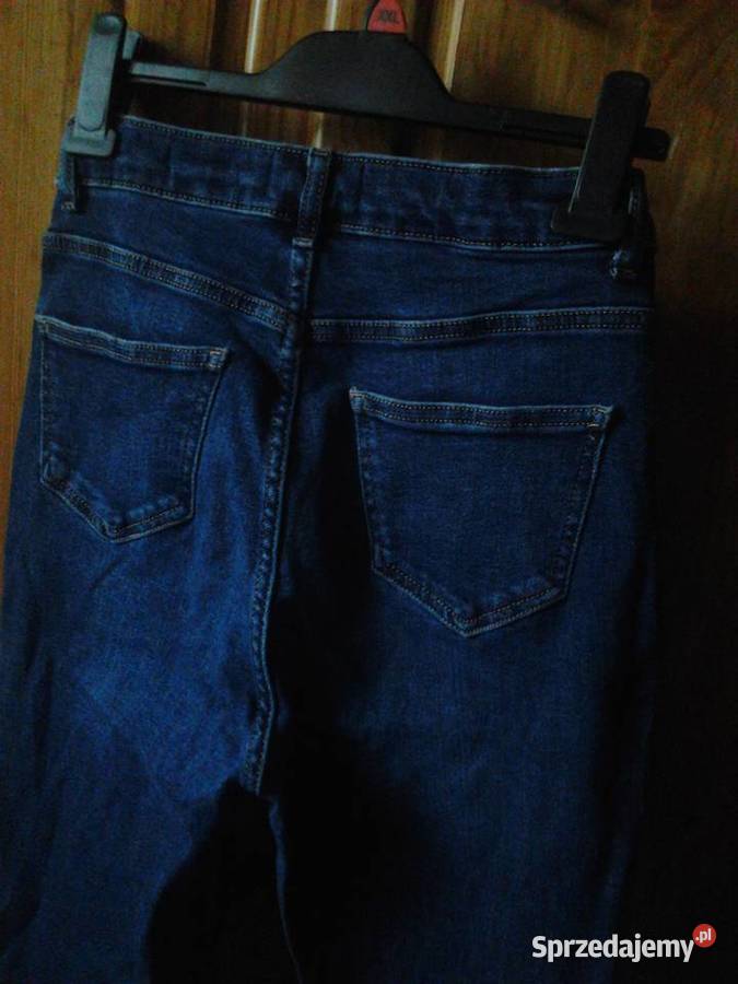 Jeansy Look nowe kolor granat ciemny niebieski Odzież damska Kraków