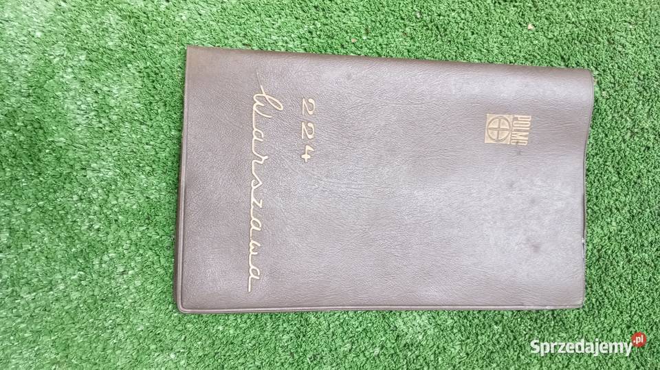 OKŁADKA INSTRUKCJI SAMOCHODU WARSZAWA 224 Pobiedziska sprzedam