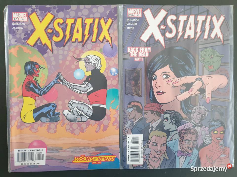 XStatix 8 oryginalnych komiksów Marvel USA XMen Gdynia