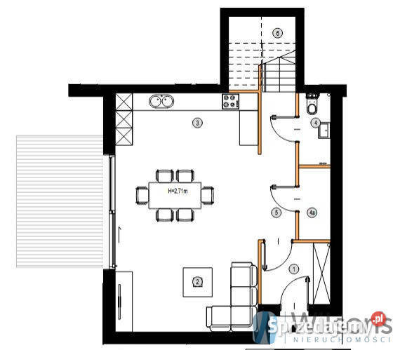 Dom wolnostojący 17527m2 Wrocław Muchobór Wielki Liczba pokoi 5
