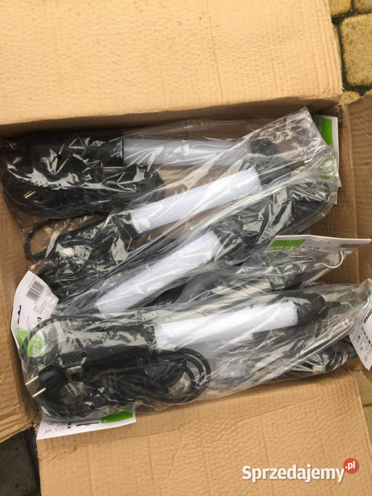 Lampy warsztatowe LED 10 SZTUK na 5 m kablu NOWE Ruda