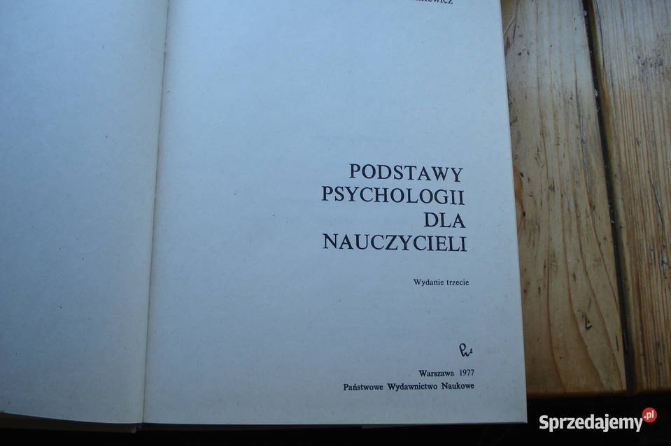 Książka Podstawy psychologii nauczycieli PWN łódzkie