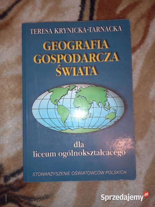 Sprzedam książkę geografia gospodarcza świata geografia, geologia, turystyka Bukowno
