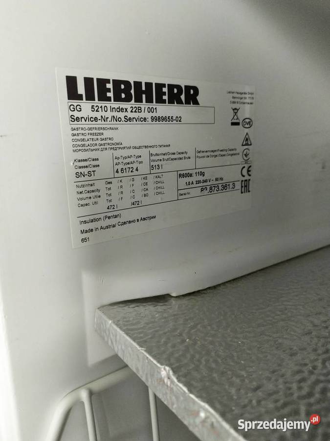 Liebherr GG 5210 Profiline szafa mroźnicza mazowieckie Kazuń Polski sprzedam